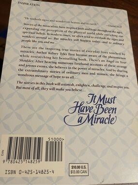 It Must Have Been a Miracle Everyday Lives Touched By Miracles by Kelsey Tyler